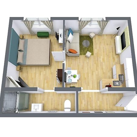 Appartement F2 Green Garden, Hyper Centre, Parking à Nantes Extérieur photo