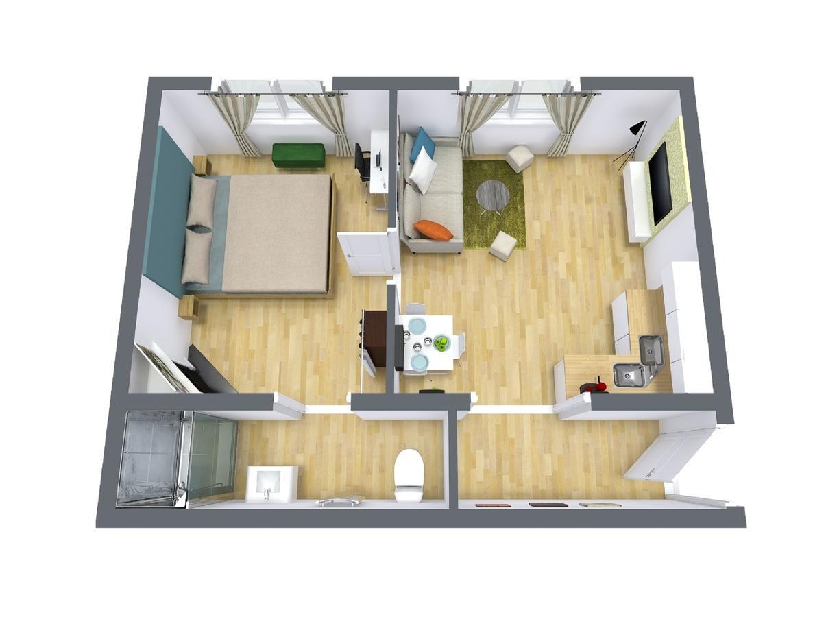 Appartement F2 Green Garden, Hyper Centre, Parking à Nantes Extérieur photo